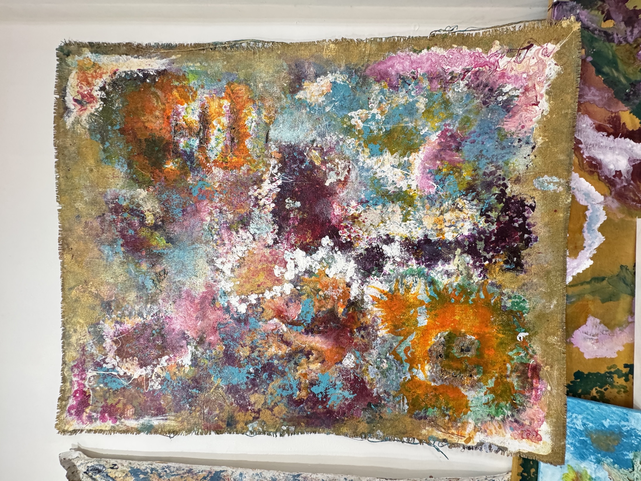 Silk Road — natural burlap fabrics — hemp, jute, linen, and cotton by Polen Cerci