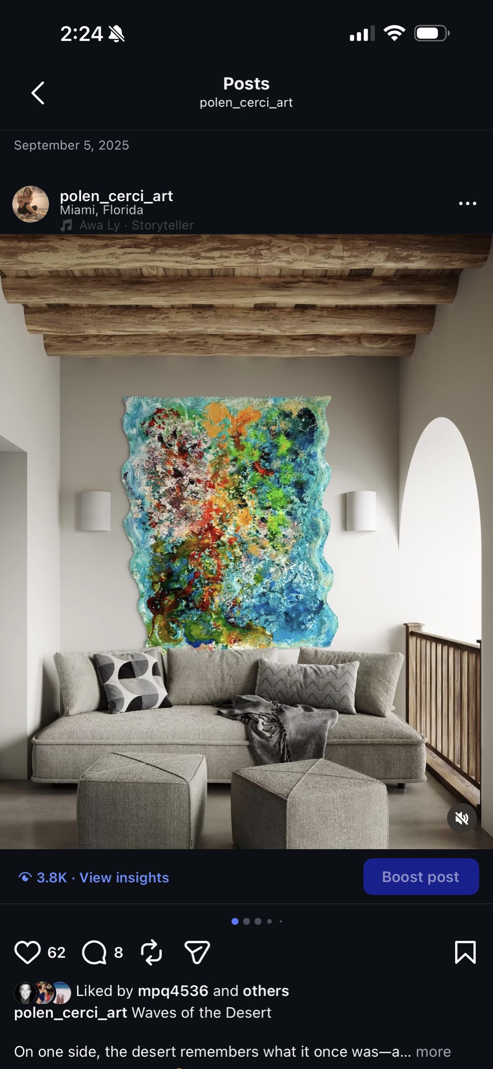 Waves of Time — natural burlap fabrics — hemp, jute, linen, and cotton by Polen Cerci